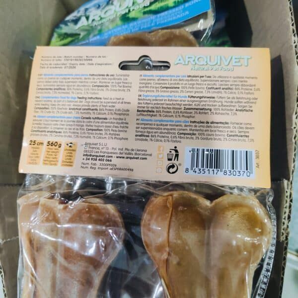 Arquivet comida para mascotas, hueso de pollo para perros, 25 cm, 560 g.