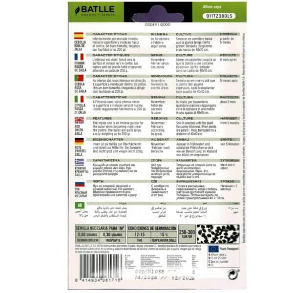 Semilla para cultivo en maceta, semillas de cebolla, ajo y pimientos, con instrucciones de siembra y germinación, opción ecológica y apta para huerto y jardín.