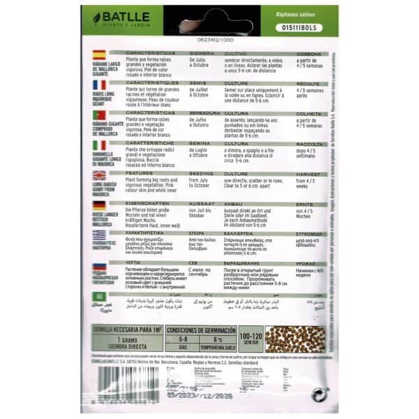 Plántula de rúcula con semillas de germinación rápida y buena adaptación para huertos caseros.