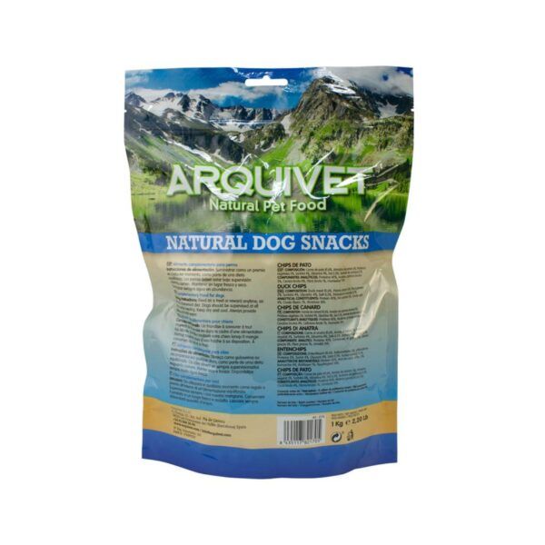 ArquiVet pienso natural para perros, snacks de carne de calidad y sin aditivos, 1 kg.