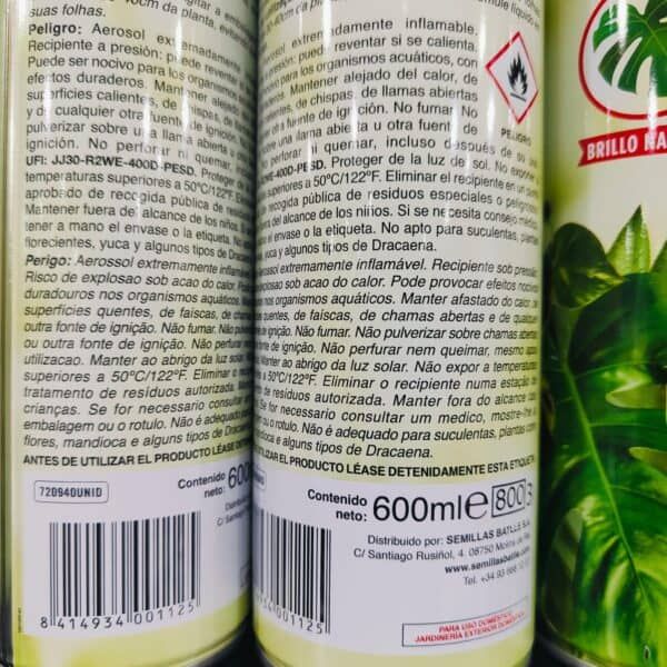 Mantillo de plantas con protección solar, 600 ml, ideal para jardinería exterior y cuidado de plantas.