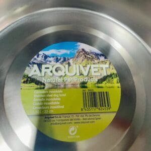 Apto para perros en acero inoxidable, resistente y duradero, ideal para mascotas activas.