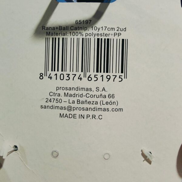 Rana y bola de felpa para mascotas, peluche suave de 10x17cm, juguete para perros y gatos.