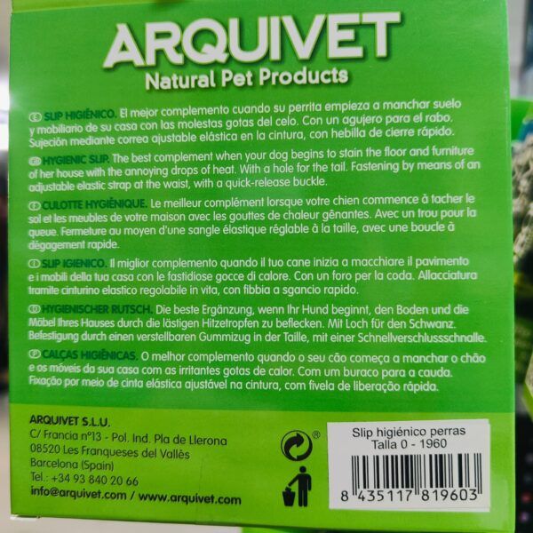 Arquet higiene para perros, accesorio antimañanas, comodidad y limpieza para tu mascota.