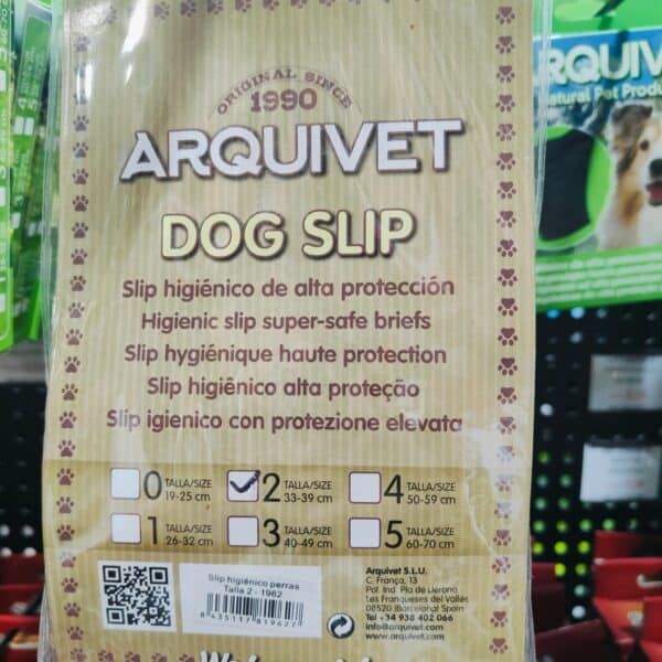 Arquipet dog slip, arquipet higiene para perros, correa higiénica protección, cabestro higiénico para perros, accesorios higiene perros.