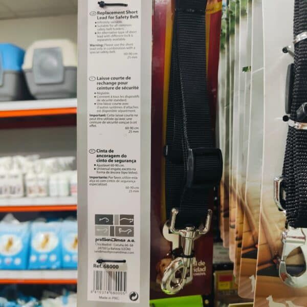 Correa de seguridad para gatos y mascotas, con clip y ajuste fácil, ideal para transportar con seguridad.