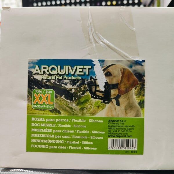 Arnés para perros XXL, flexible y de silicona, ideal para mascotas grandes y activas.