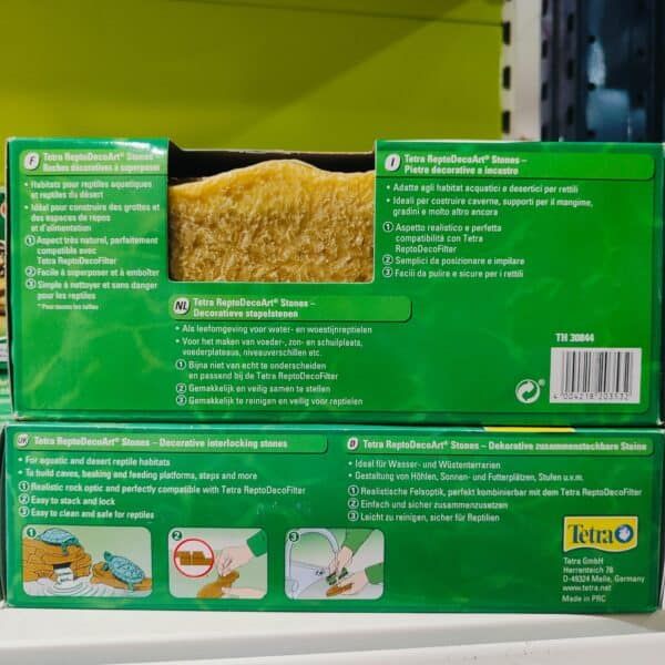 Tira de piedras decorativas para acuarios y desiertos, compatible con Tetra ReptoDecoFilter.