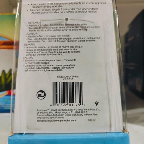 Afilación aérea para acuario con control de presión ajustable.