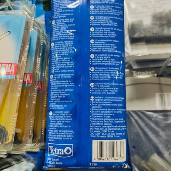 1. bolsa de limpieza para piscina Tetra, limpia y desinfecta.