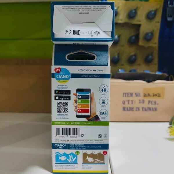 Water foam Ciano para mascotas, control de agua y animosidad, app para monitoreo en tienda online TodoMASKOTAS.