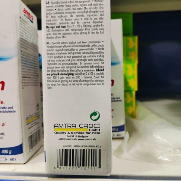 Filtro de carbón activo para acuarios, elimina contaminantes y toxinas, ideal para mantener el agua limpia y saludable.
