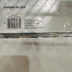 Barra de acero con etiqueta Penn-Plax para decoración de acuarios acuáticos.