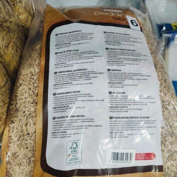 Papel de madera para animales enjaulados, ecológico y resistente, tamaño ideal para jaulas y mascotas.