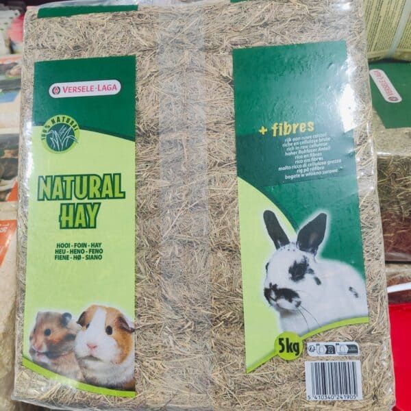 Nido de heno natural para roedores y conejos, 5 kg, ideal para mascotas en tiushop online.