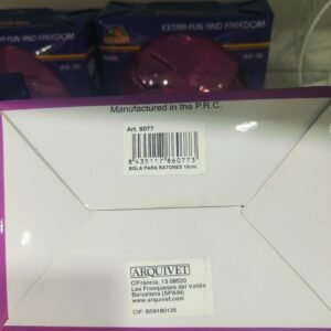 Bola para ratones de 19 cm, juguete de mascota de alta calidad para ratones y pequeños animales.