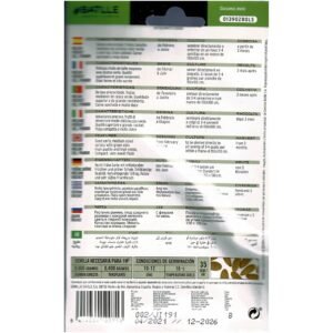 Semillas de flores para cultivo, germinan en 10-12 días, aptas para interior y exterior, con alta germinación, ideal para huertos urbanos y jardinería.