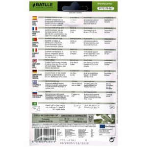 Semillas de plantas para siembra, eneldo para cultivo, semillas de Eneldo en paquete de 2 gramos.