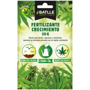 Fertilizante para cannabis 20g para mayor crecimiento plantas resistentes y vigorosas.