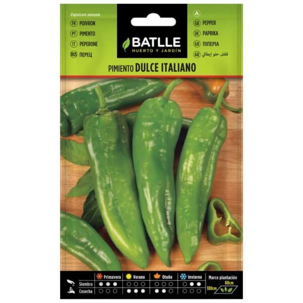 Pimiento dulce italiano semillas, cultivo jardín, semillas de pimiento para huerto orgánico.