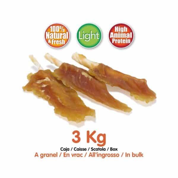 Carnada de carne en bulk para mascotas, 3 kg, alta proteína animal, natural y ligera.