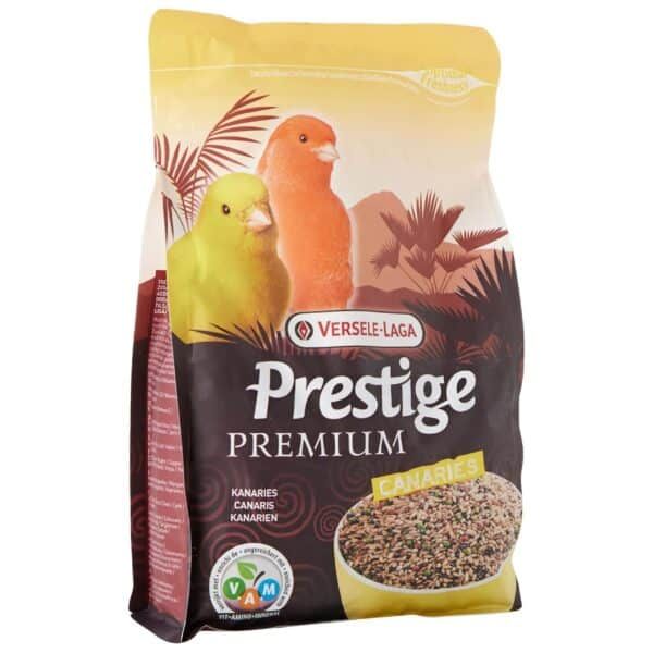 Semillas para canarios Prestige Premium Versele-Laga, alimento natural y nutritivo para aves exóticas.