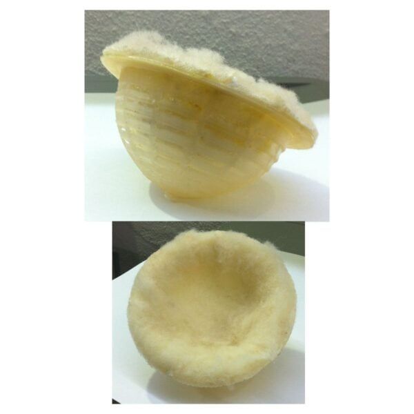 Sopa de fieltro de peluche para decoración de manualidades.