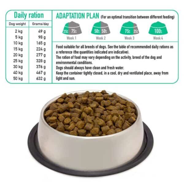 Croquetas para perros en comida seca para mascotas.