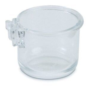 Vasija de vidrio para caramelos o confituras, ideal para decoración y almacenamiento.