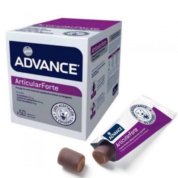 Advance ArticularForte suplemento para articulaciones, 50 sobres, ayuda en salud articular, fórmula fortalecedora.