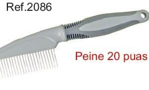 Cortador de pelo con peine de 20 púas para mascotas, corte fácil y seguro.