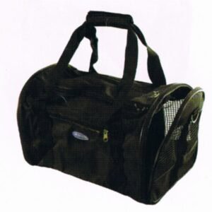 Bolsa de deporte negra, ideal para gimnasio, viajes y uso diario, resistente y espaciosa.