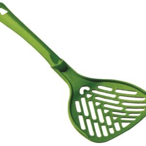 Paleta para arena gatos con agujeros, herramienta de juego y limpieza para mascotas.