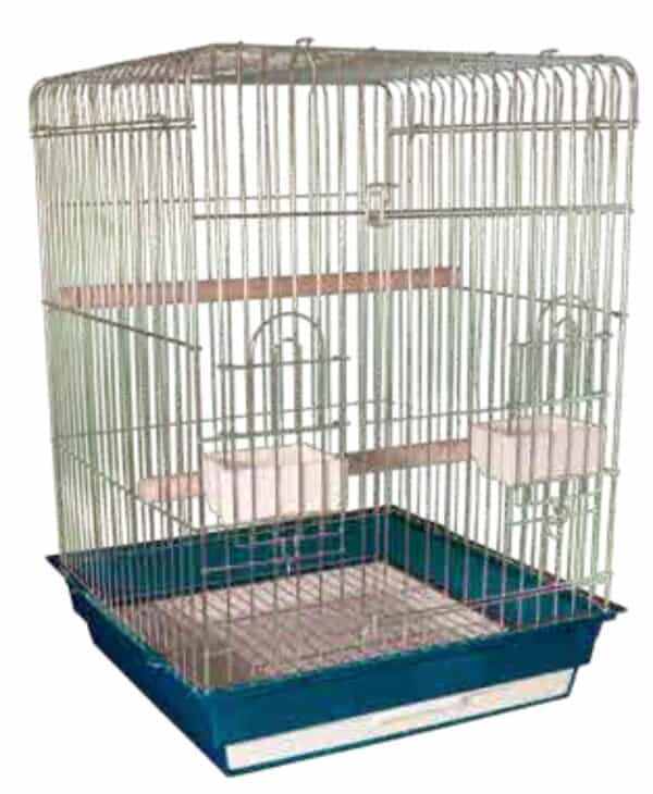 Jaula para aves, jaula grande con bandeja extraíble y accesorios de calidad.