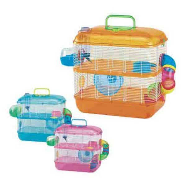 Maleta transportín para mascotas con colores vibrantes y tamaño compacto - TodoMASKOTAS.