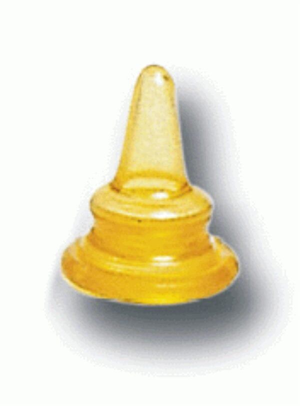 Cabeza de tapón de goma amarillo para botellas de agua, envases y productos personalizados tienda online TodoMASKOTAS.