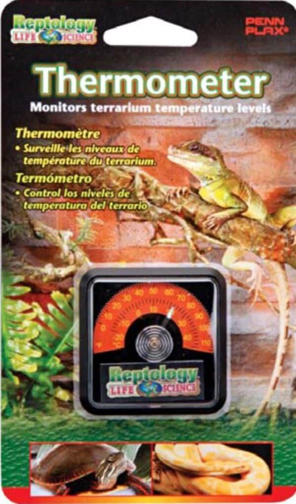 Thermómetro para terrarios, monitor de temperatura para reptiles y anfibios.