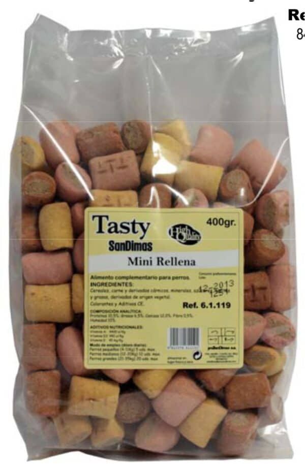 Mini rellena de sabores variados para mascotas - TodoMASKOTAS.