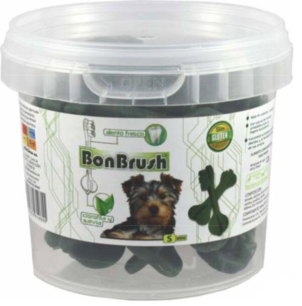 Tapón de limpieza para juguetes de perros BonBrush, tamaño mini, sin gluten, ideal para mascotas.