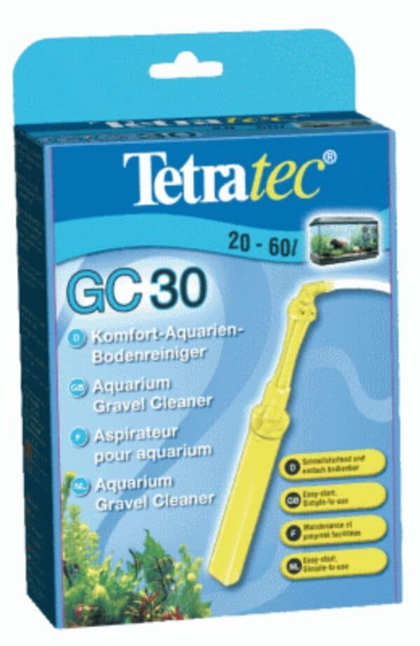 TetraTec GC30 limpia acuarios y grava, mantenimiento eficaz para agua cristalina.
