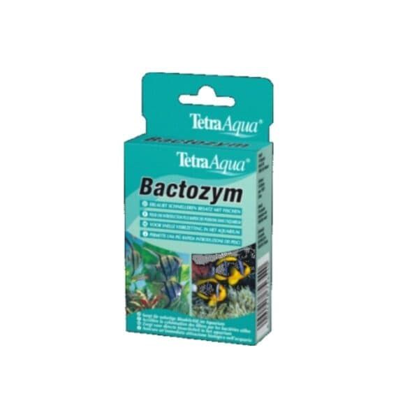 Bactozym TetraAqua para acuarios, tratamiento antinsectos y control del agua.