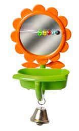 Sonajero de peluche con espejo y sonajero, ideal para bebés y recién nacidos.