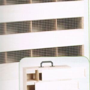 Rejilla para mascotas en madera y malla metálica - Tienda online TodoMASKOTAS.