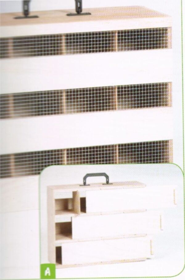 Rejilla para mascotas en madera y malla metálica - Tienda online TodoMASKOTAS.