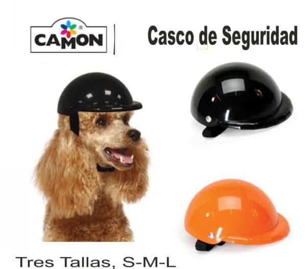 Casco de seguridad para perros con diseño de casco de motocicleta, disponible en tamaños S, M y L.