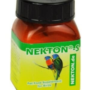 Nekton S suplemento alimenticio para aves en frasco de 35g.
