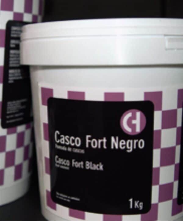 Tina de color negro Casco Fort para mascotas y animales de compañía.