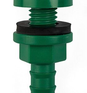 Conector de riego flexible para jardín y huertos ecológicos.