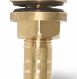 Válvula de antirretorno para piscinas en acabado dorado, alta calidad y durabilidad.