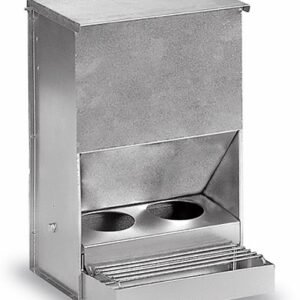 Torre de limpieza industrial en acero inoxidable.